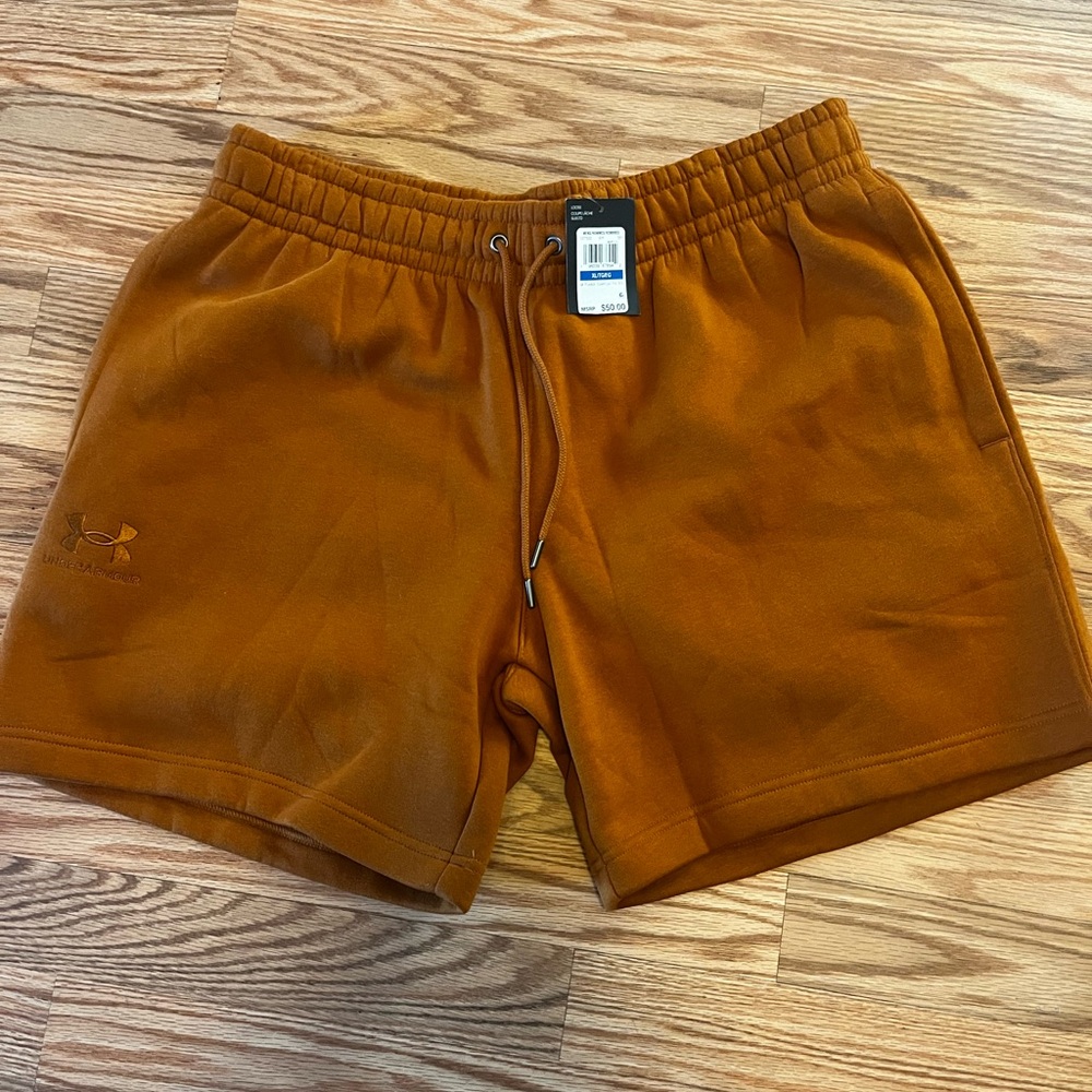 Under armour fleece shorts size xl men’s NWT